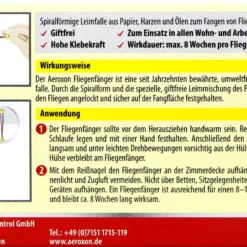 Aeroxon Fliegenfänger - 4 Stück -Gartenbedarfsgeschäft Aeroxon20Fliegenfaenger 41330 H01