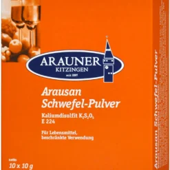 Arausan Schwefel-Pulver (10 X 10g) - 100 G