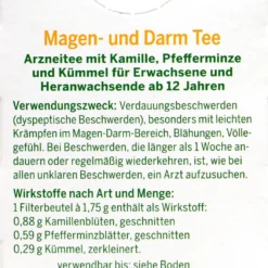 Bad Heilbrunner Magen- Und Darmtee - 8 Beutel -Gartenbedarfsgeschäft Bad20Heilbrunner20Magen 20und20Darmtee 75103 H01