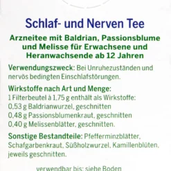 Bad Heilbrunner Schlaf- Und Nerventee - 8 Beutel -Gartenbedarfsgeschäft Bad20Heilbrunner20Schlaf 20und20Nerventee 74527 H01