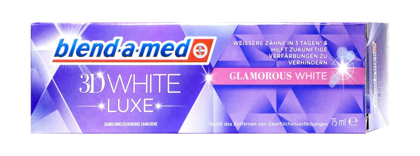 Blend-a-Med 3D White Luxe Glamorous White - 75 Ml 3 Blend-a-Med 3D White Luxe Glamorous White - 75 Ml