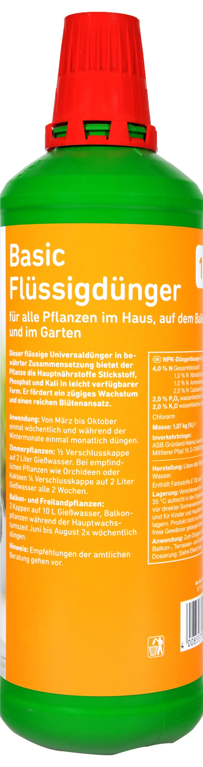 Blumendünger Ohne Guano - 1 L 4 Blumendünger Ohne Guano - 1 L – Bild 2