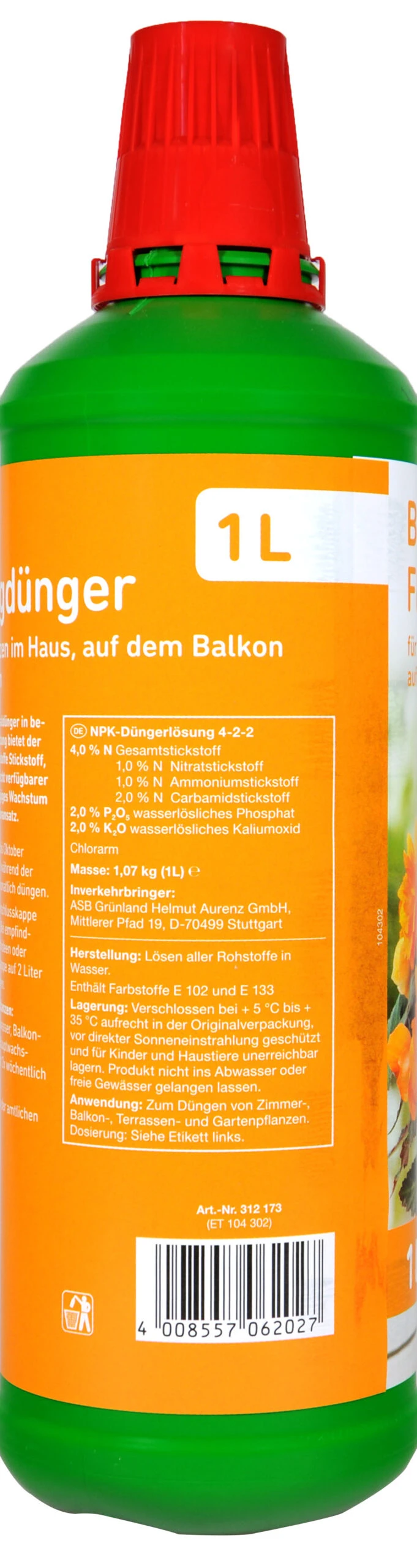 Blumendünger Ohne Guano - 1 L 5 Blumendünger Ohne Guano - 1 L – Bild 3