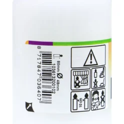 Bolsius Stumpenkerze - Weiß - 80 X 48 Mm -Gartenbedarfsgeschäft Bolsius20Stumpenkerze20 20weiss 81318 L01