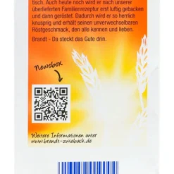 Brandt Markenzwieback - 225 G -Gartenbedarfsgeschäft Brandt20Markenzwieback 50401 L01