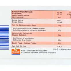 Brandt Markenzwieback - 225 G -Gartenbedarfsgeschäft Brandt20Markenzwieback 50401 U01