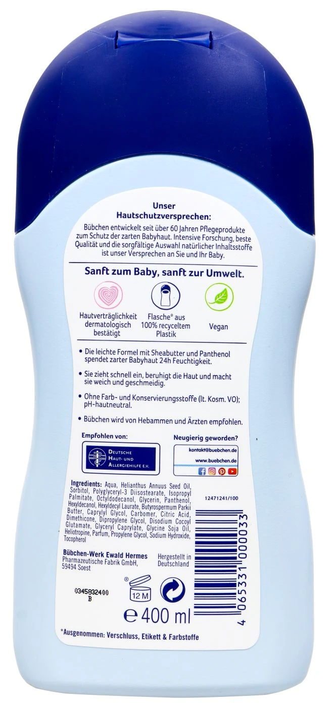 Bübchen Milk - 400 Ml 4 Bübchen Milk - 400 Ml – Bild 2