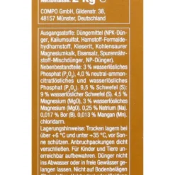 Compo Bäume, Hecken, Sträucher Langzeit-Dünger - 2 Kg -Gartenbedarfsgeschäft Compo20Baeume20Hecken20Straeucher20Langzeitduenger 32120 R01
