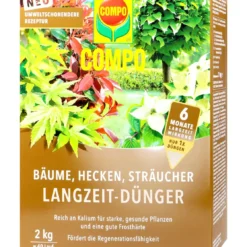 Compo Bäume, Hecken, Sträucher Langzeit-Dünger - 2 Kg