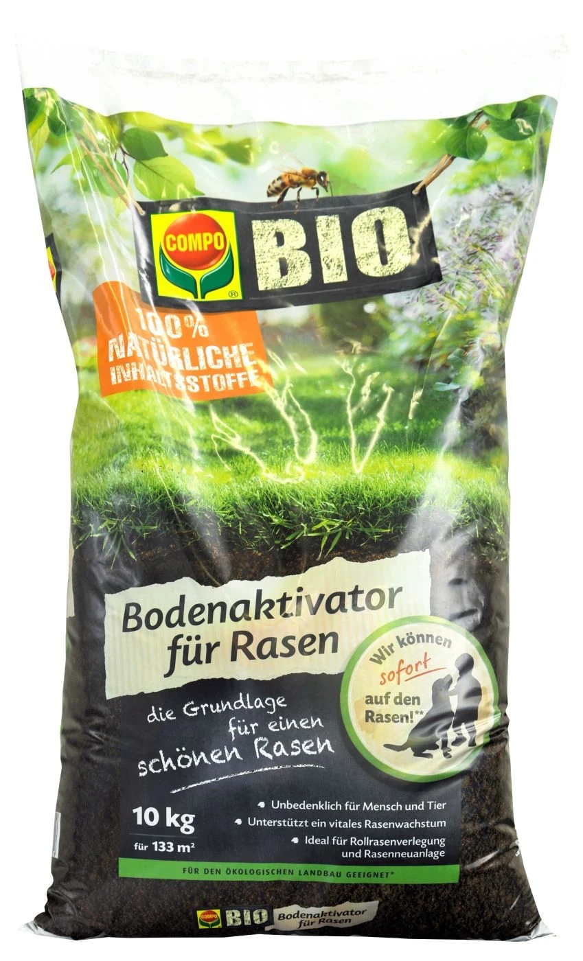 Compo Bio Bodenaktivator Für Rasen - 10 Kg 3 Compo Bio Bodenaktivator Für Rasen - 10 Kg