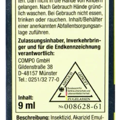 Compo Bio Nativert Blattlaus-Frei - 9 Ml -Gartenbedarfsgeschäft Compo20Bio20Nativert20Blattlaus Frei 31403 L01