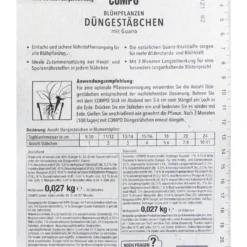 Gartenbedarfsgeschäft -Gartenbedarfsgeschäft Compo20Bluehpflanzen20Duengestaebchen 36764 H01