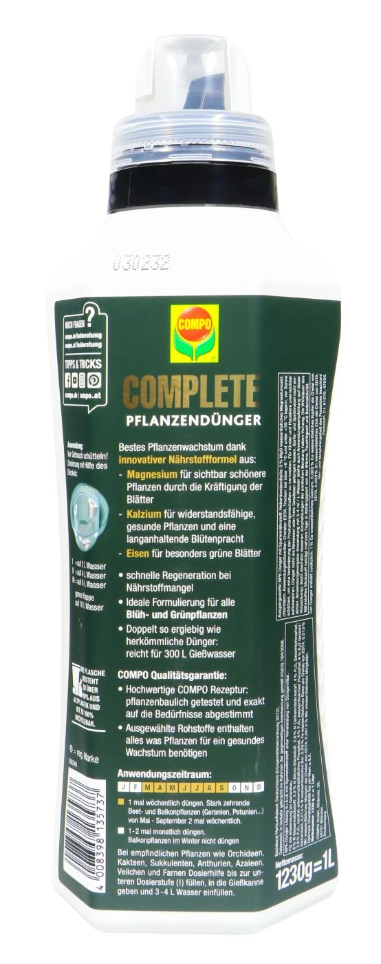 Compo Complete Pflanzendünger - 1 L 4 Compo Complete Pflanzendünger - 1 L – Bild 2