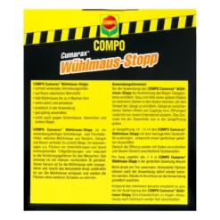 Compo Cumarax Wühlmaus-Stopp - 200 G -Gartenbedarfsgeschäft Compo20Cumarax20Wuehlmaus Stopp2020020g 31153 H01