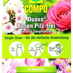 Compo Duaxo Rosen Pilz-frei Für Alle Zierpflanzen - 10 Ml