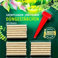Compo Grünpflanzen- Und Palmen Düngestäbchen Mit Guano - 30 Stück