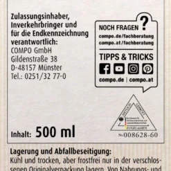 Compo Nativert Blattlaus-frei - 0,5 L -Gartenbedarfsgeschäft Compo20Nativert20Blattlausfrei 33812 L01