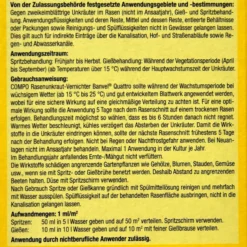 Compo Rasenunkraut-Vernichter Banvel Quattro - 150 Ml 9 Compo Rasenunkraut-Vernichter Banvel Quattro - 150 Ml -Gartenbedarfsgeschäft Compo20Rasenunkraut Vernichter20Banvel20Quattro 33421 H01
