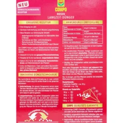 Compo Rosen Langzeit-Dünger - 0,85 Kg -Gartenbedarfsgeschäft Compo20Rosenduenger 31829 H01
