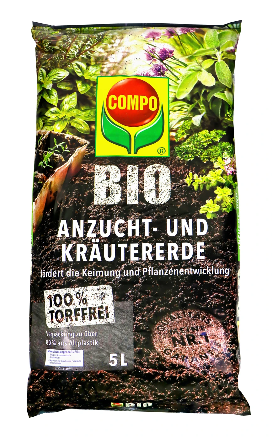 Compo Sana Anzucht- Und Kräutererde - 5 L 3 Compo Sana Anzucht- Und Kräutererde - 5 L
