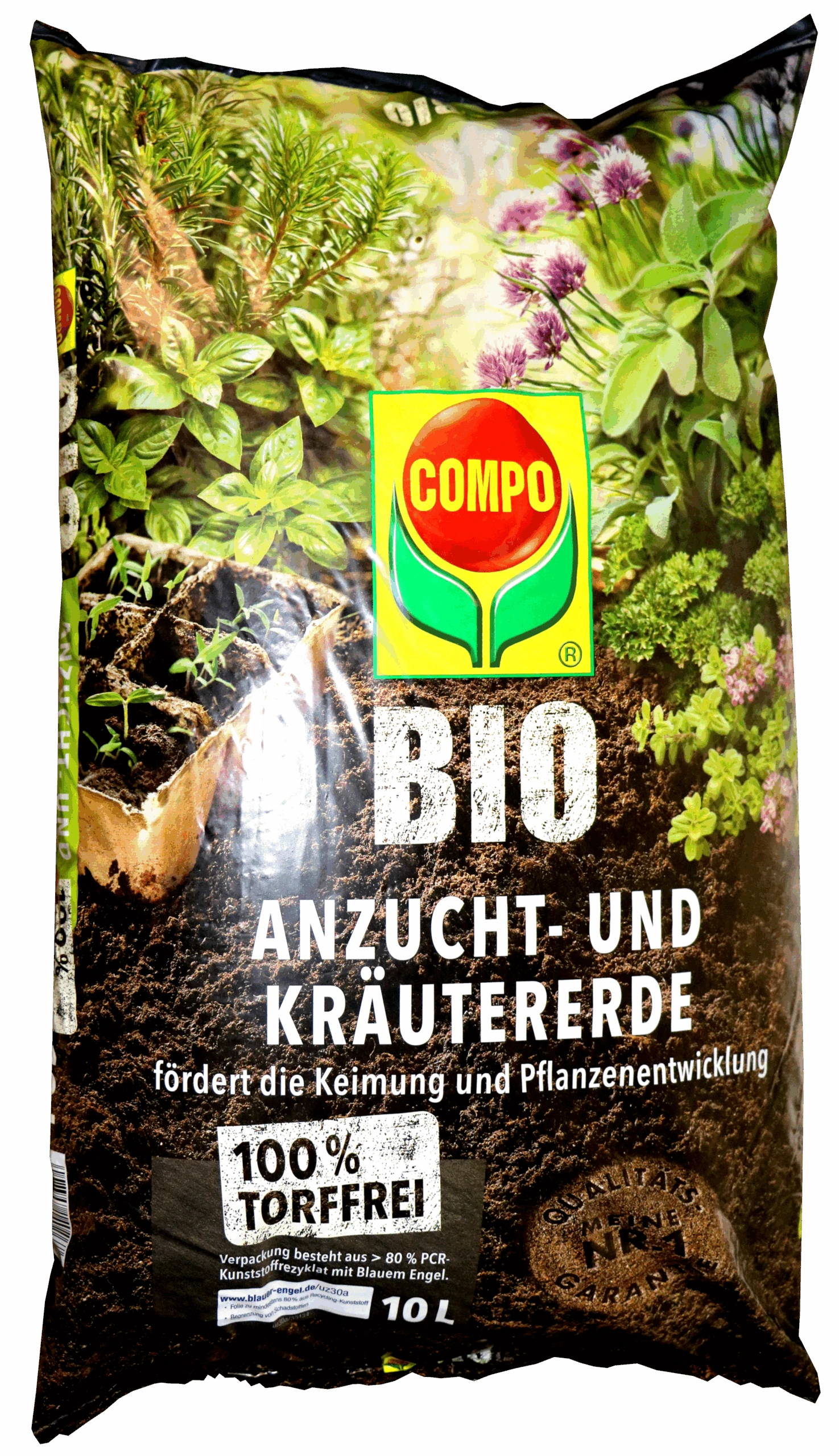 Compo Sana Anzucht- Und Kräutererde - 10 L 3 Compo Sana Anzucht- Und Kräutererde - 10 L