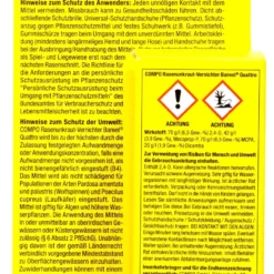 Compo Rasenunkraut-Vernichter Banvel Quattro - 10 Ml -Gartenbedarfsgeschäft Compo Rasenunkraut Vernichter 10ml 33204 H01