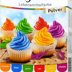 Crazy Colors Lebensmittelfarbe - 6 X 4 G