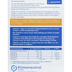 Doppelherz Glucosamin 1200 +D3+K+C Tabletten - 30 Stück 8 Doppelherz Glucosamin 1200 +D3+K+C Tabletten - 30 Stück -Gartenbedarfsgeschäft Doppelherz20Glucosamin20120020D3KC20Tabletten 77823 H01