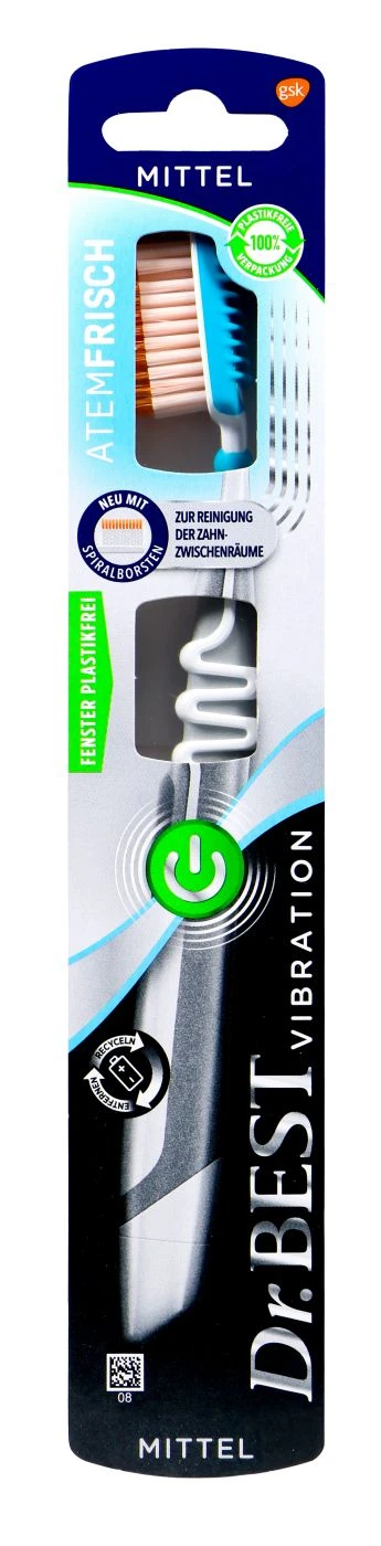 Dr. Best Zahnbürste Vibration Atemfrisch - Mittel 3 Dr. Best Zahnbürste Vibration Atemfrisch - Mittel