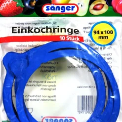 Sänger Einkochringe 94 X 108 Mm Mit Kerbe - 10 Stück