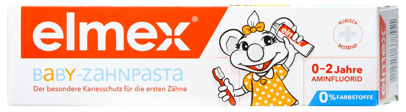 Elmex Baby-Zahnpasta - 0 Bis 2 Jahre - 50 Ml 3 Elmex Baby-Zahnpasta - 0 Bis 2 Jahre - 50 Ml
