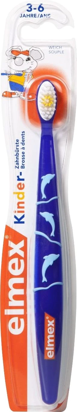 Elmex Kinder-Zahnbürste 3 - 6 Jahre - Weich 3 Elmex Kinder-Zahnbürste 3 - 6 Jahre - Weich