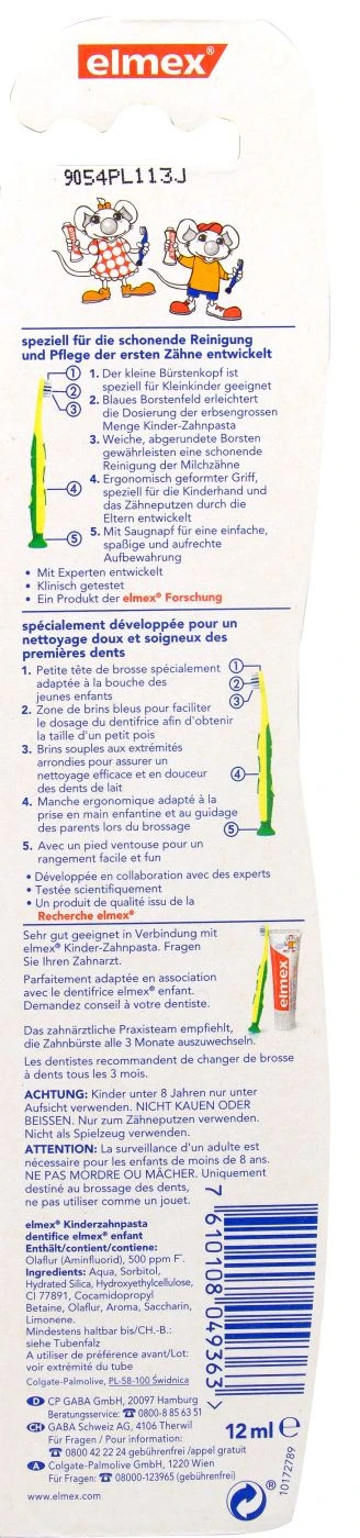Elmex Lern-Zahnbürste 0 - 3 Jahre - Weich 4 Elmex Lern-Zahnbürste 0 - 3 Jahre - Weich – Bild 2