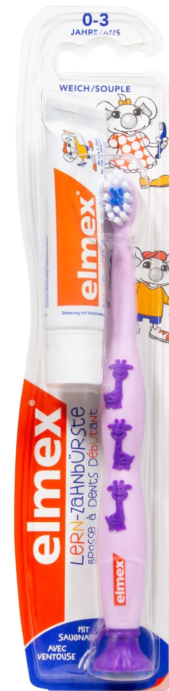 Elmex Lern-Zahnbürste 0 - 3 Jahre - Weich 3 Elmex Lern-Zahnbürste 0 - 3 Jahre - Weich