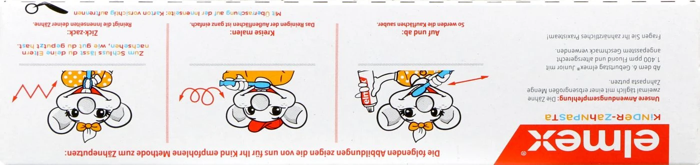 Elmex Zahnpasta Kinder 2-6 Jahre - 50 Ml 4 Elmex Zahnpasta Kinder 2-6 Jahre - 50 Ml – Bild 2