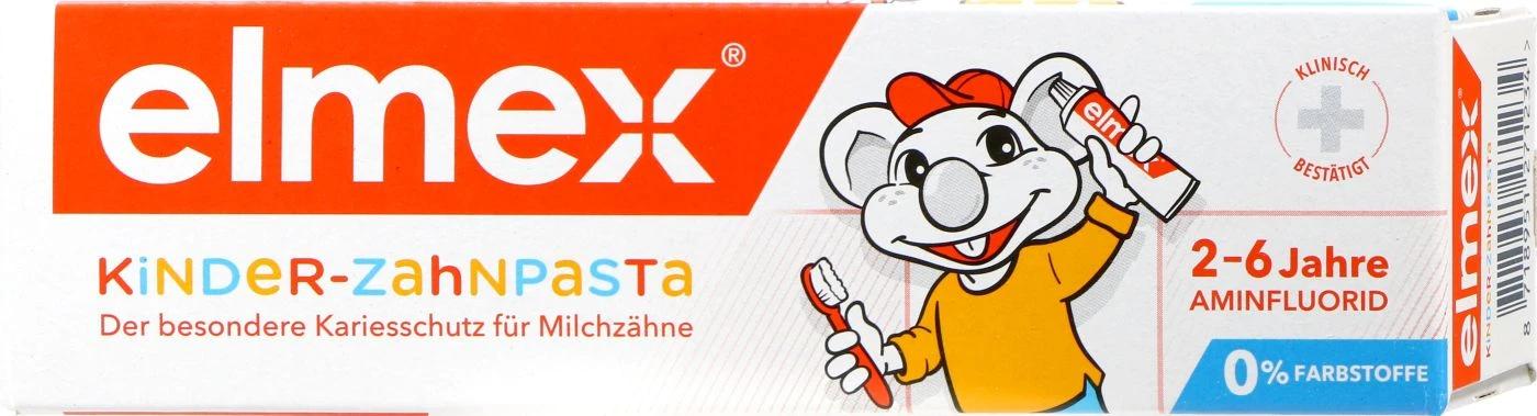 Elmex Zahnpasta Kinder 2-6 Jahre - 50 Ml 3 Elmex Zahnpasta Kinder 2-6 Jahre - 50 Ml