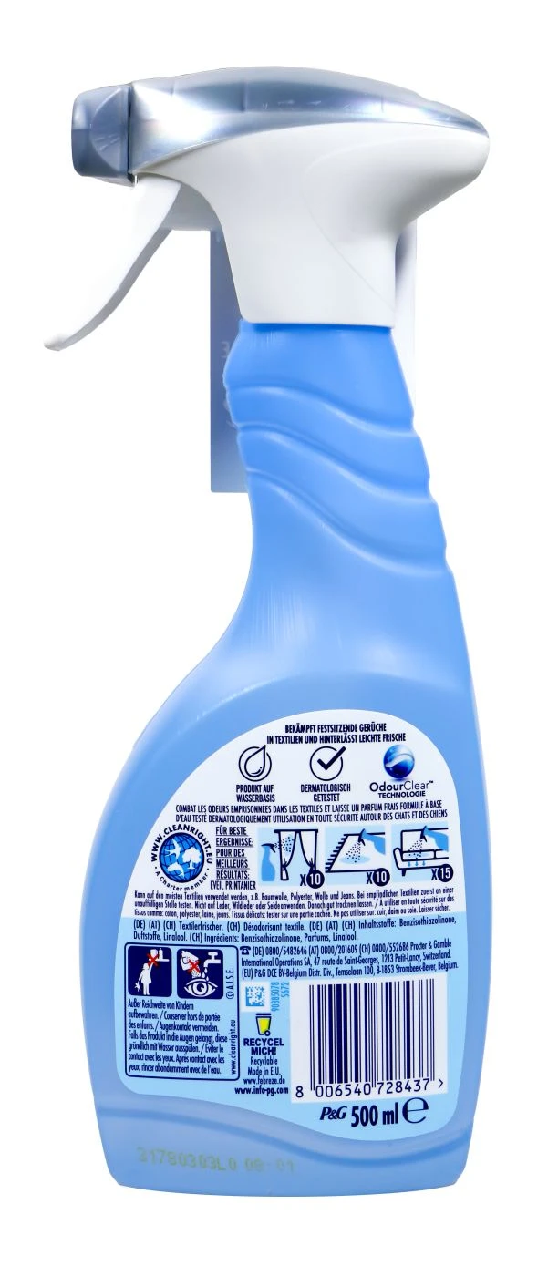 Febreze Textilerfrischer Aprilfrisch - 500 Ml 4 Febreze Textilerfrischer Aprilfrisch - 500 Ml – Bild 2
