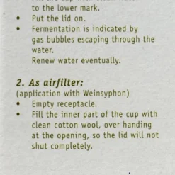 Kitzinger Gäraufsatz Hobby