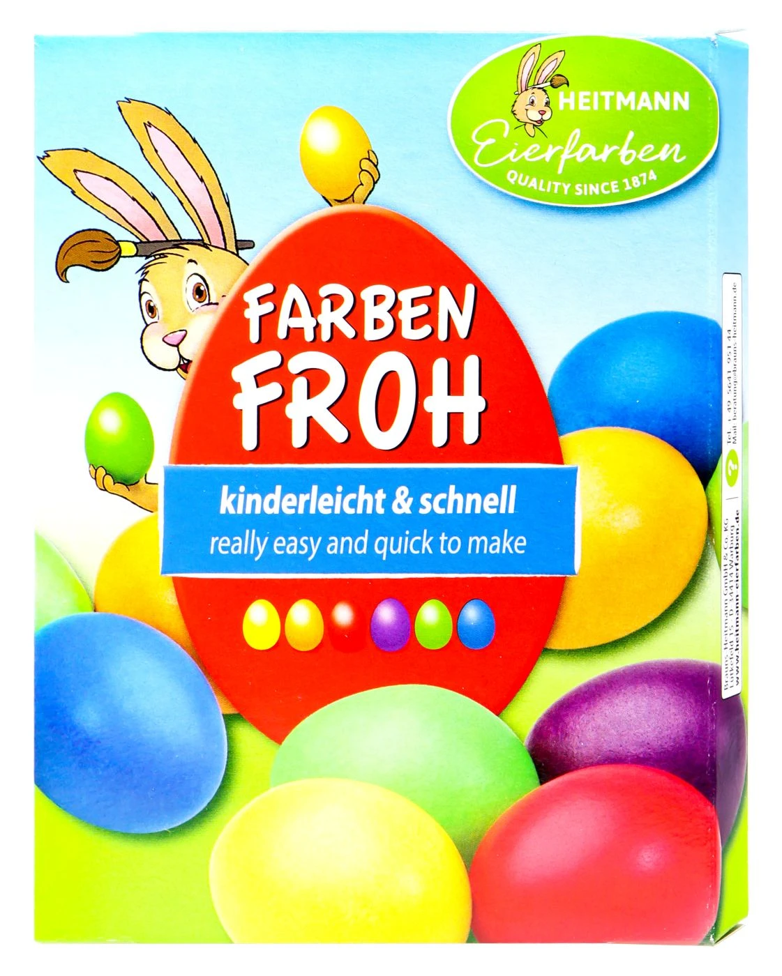 Heitmann Eierfarben Farben Froh - 6 Flüssige Osterfarben 3 Heitmann Eierfarben Farben Froh - 6 Flüssige Osterfarben