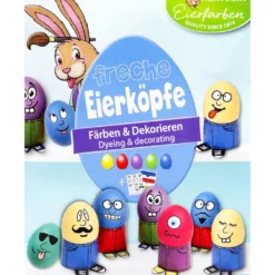 Heitmann Eierfarben Freche Eierköpfe - 5 Farben