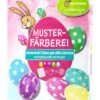 Heitmann Eierfarben Musterfärberei - 3 Sticker + Schablonen + 5 Farben