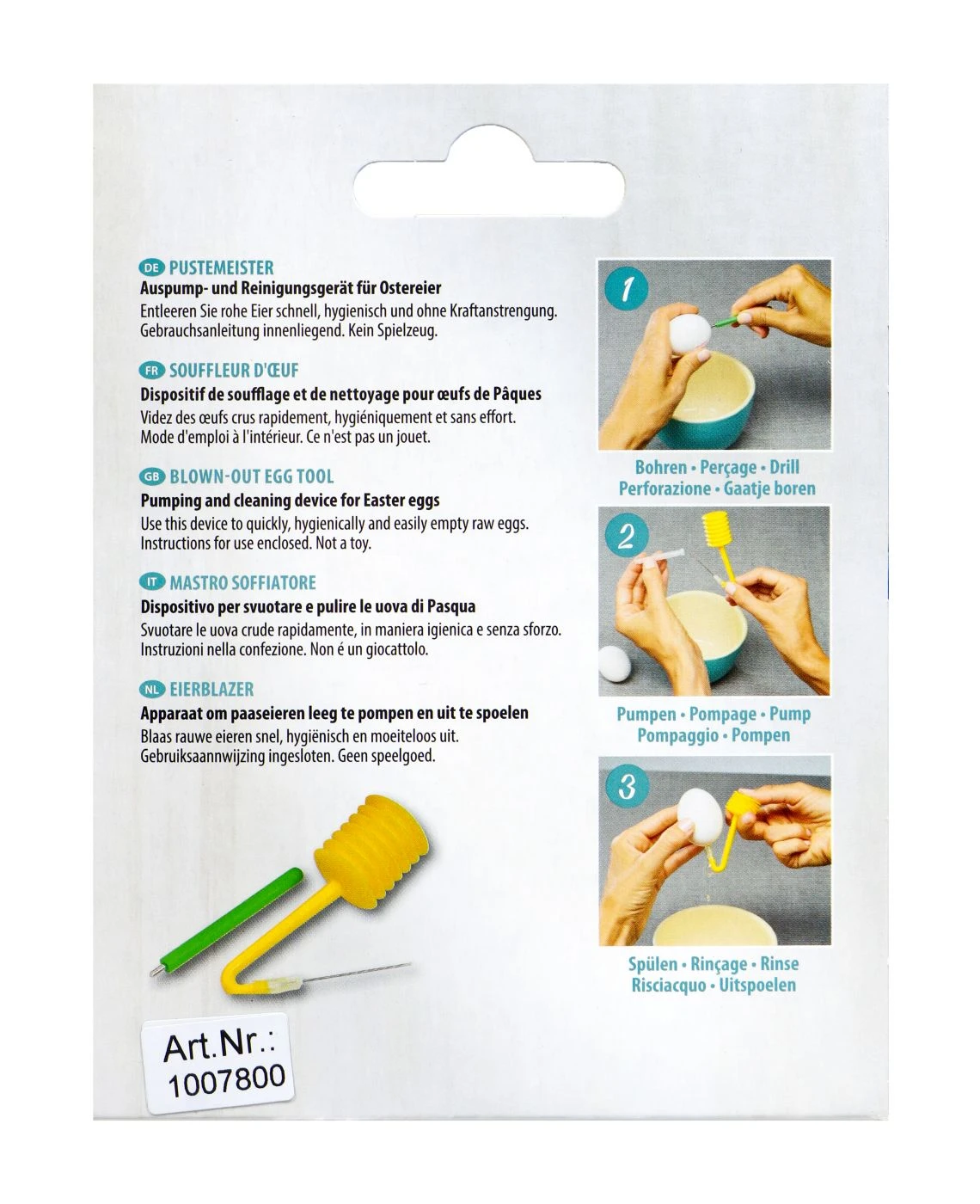 Heitmann Eierfarben Puste Meister 4 Heitmann Eierfarben Puste Meister – Bild 2