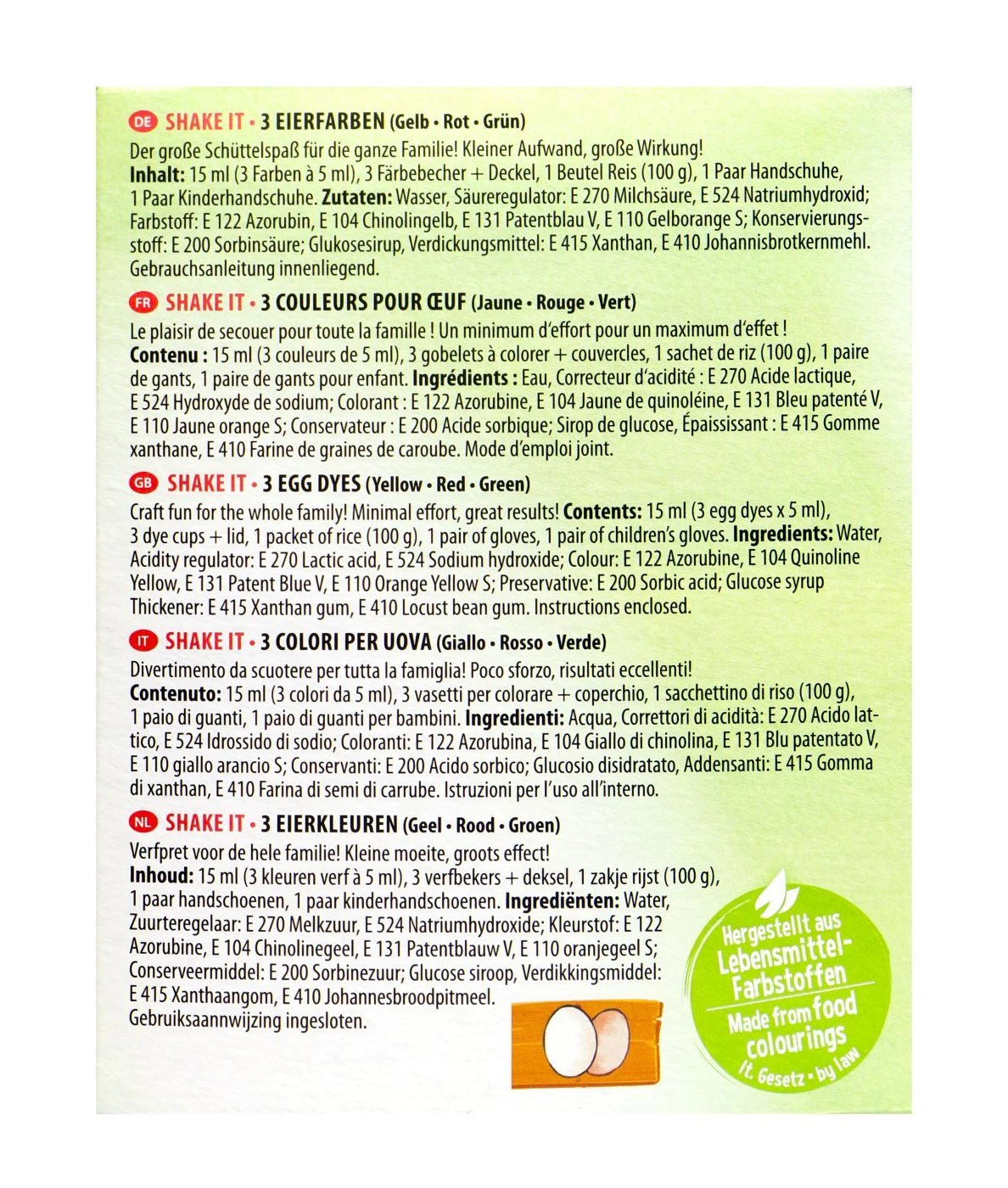 Heitmann Eierfarben Shake It - Schüttelfarb-Set - 3 Farben 4 Heitmann Eierfarben Shake It - Schüttelfarb-Set - 3 Farben – Bild 2