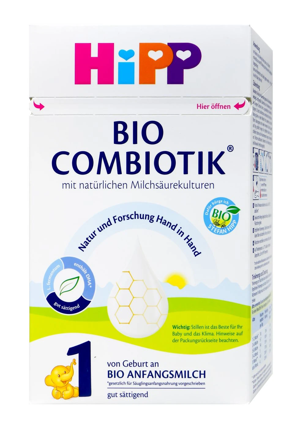 Hipp 2031 Bio Anfangsmilch 1 Combiotik - 600 G 3 Hipp 2031 Bio Anfangsmilch 1 Combiotik - 600 G
