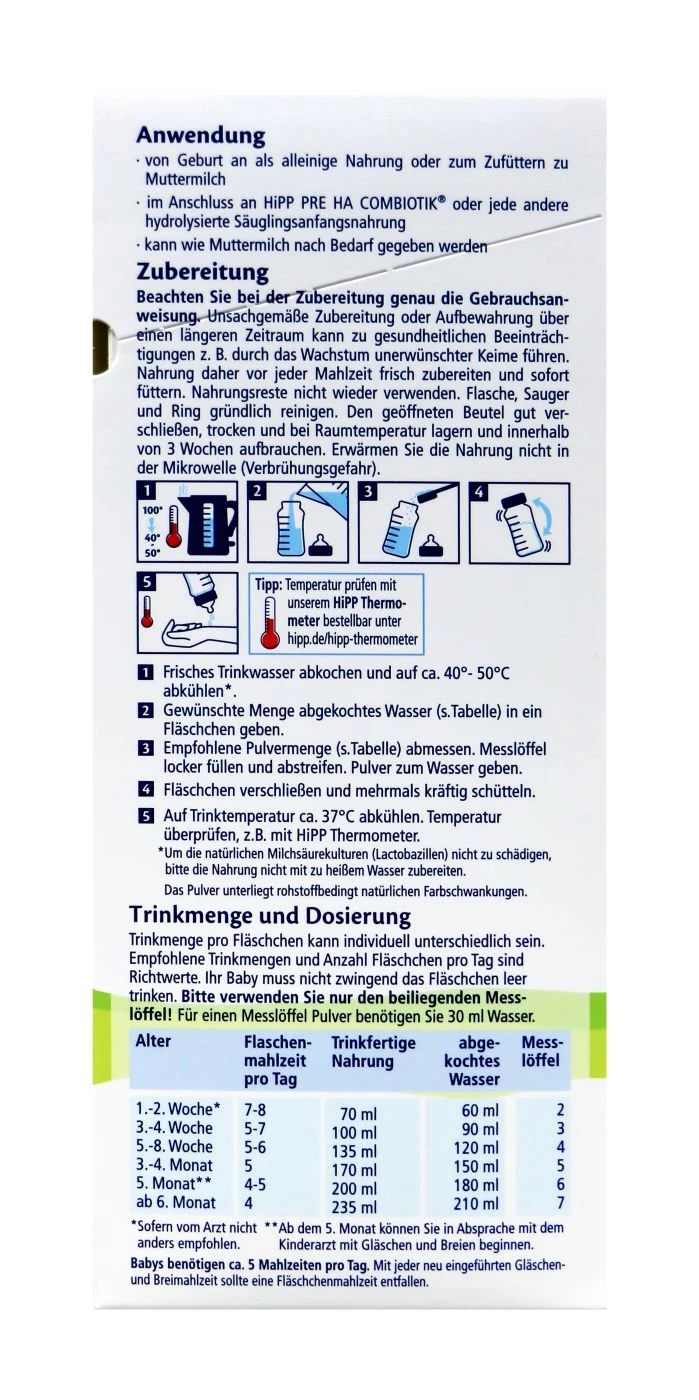Hipp 2142 HA 1 Combiotik - 600g 4 Hipp 2142 HA 1 Combiotik - 600g – Bild 2