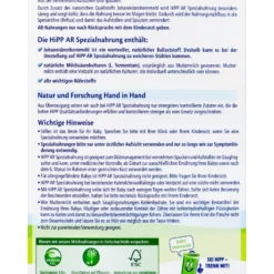 Hipp 2304 Anti-Reflux Spezialnahrung - 600g -Gartenbedarfsgeschäft Hipp20230420Anti Reflux20Spezialnahrung 94852 H01