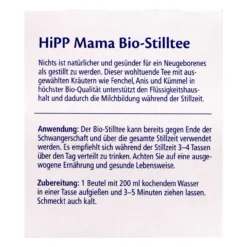 Hipp 2345 Mama Bio-Stilltee - 20 X 1,5g -Gartenbedarfsgeschäft Hipp20234520Mama20Bio Stilltee20 94414 U01