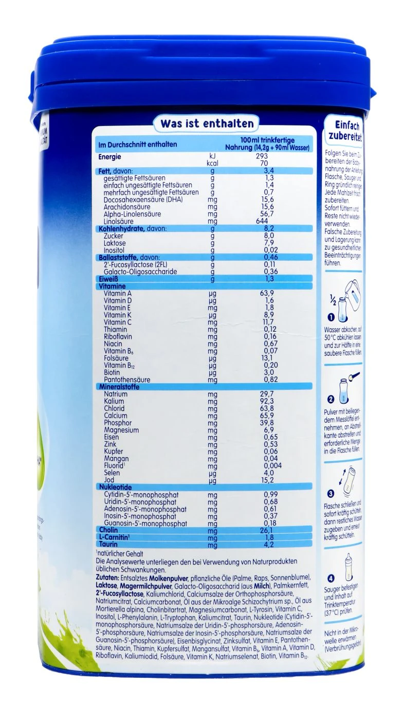 Humana Anfangsmilch 1 - 750g 4 Humana Anfangsmilch 1 - 750g – Bild 2