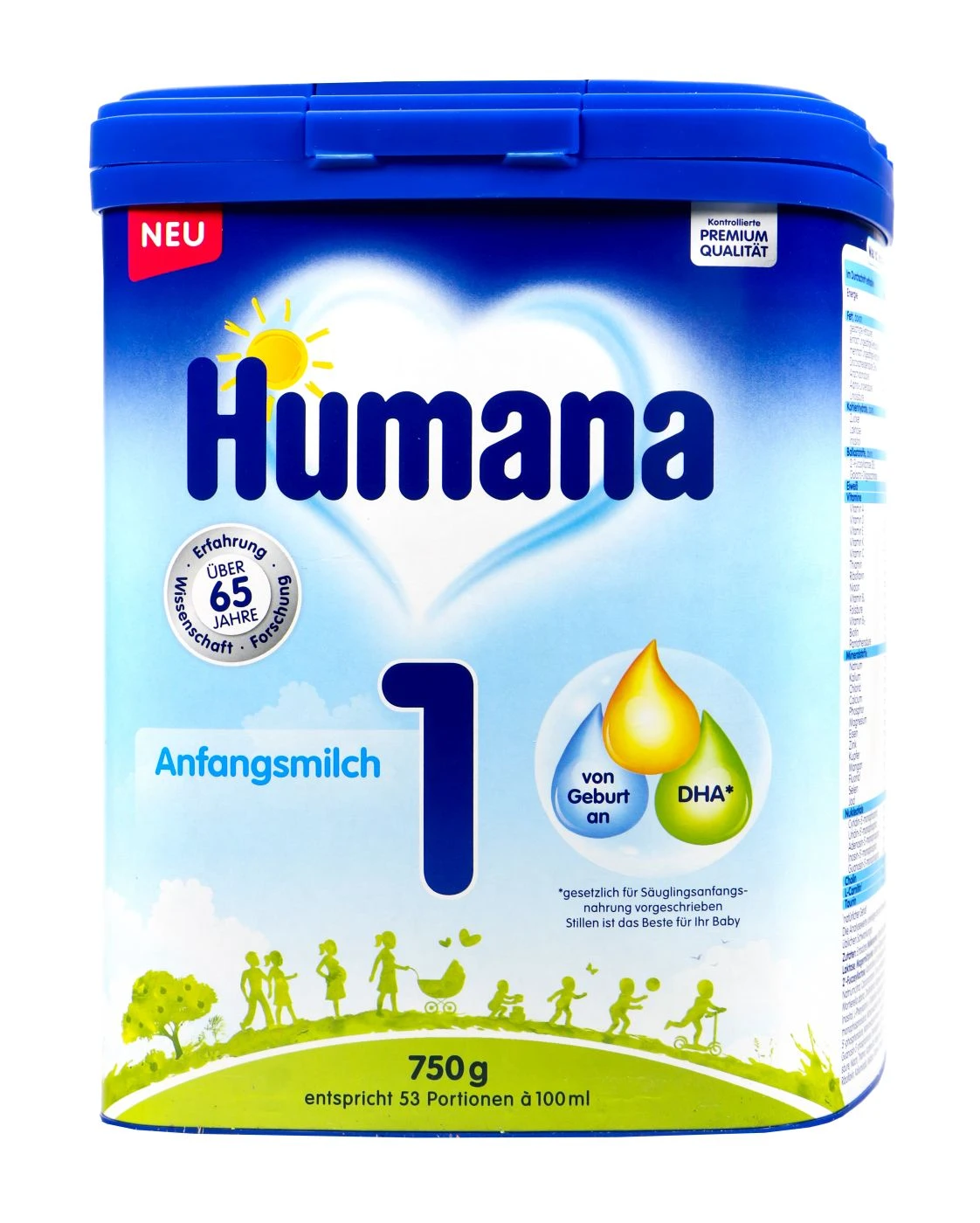 Humana Anfangsmilch 1 - 750g 3 Humana Anfangsmilch 1 - 750g