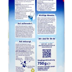 Humana Anfangsmilch Pre - 750g -Gartenbedarfsgeschäft Humana20Anfangsmilch20Pre 94851 L01